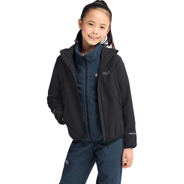 Jack Wolfskin Jack Wolfskin FOURWINDS JKT K Funktionsjacke Kinder - black - 0 | SportScheck