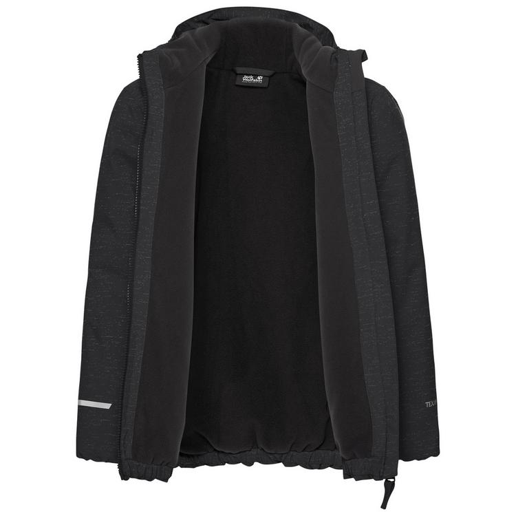 Jack Wolfskin Jack Wolfskin GO GLOW JKT K Fleecejacke Kinder - black - 3 | SportScheck