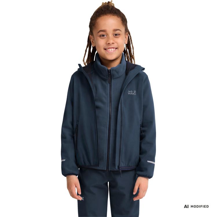 Jack Wolfskin Jack Wolfskin FOURWINDS JKT K Funktionsjacke Kinder - midnight sky - 2 | SportScheck