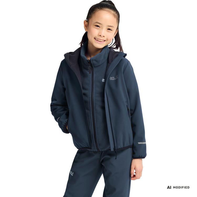 Jack Wolfskin Jack Wolfskin FOURWINDS JKT K Funktionsjacke Kinder - midnight sky - 2 | SportScheck