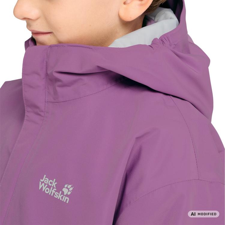 Jack Wolfskin Jack Wolfskin ICELAND 3IN1 PRINT JKT K Fleecejacke Kinder - vivid orchid - 4 | SportScheck