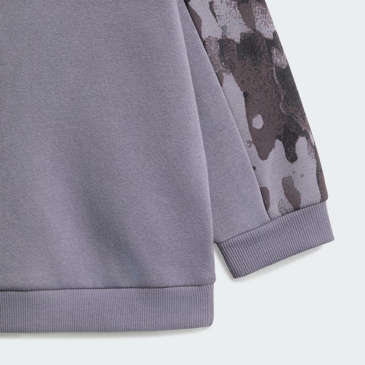 adidas adidas Seasonal Essentials Camo Kids Trainingsanzug Kinder - Slate / Night Grey - 1 | SportScheck