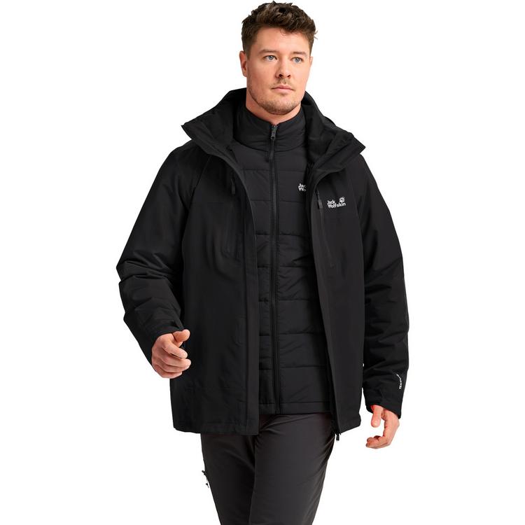 Jack Wolfskin Jack Wolfskin JASPER PRO 3IN1 JKT M Funktionsjacke Herren - black - 0 | SportScheck