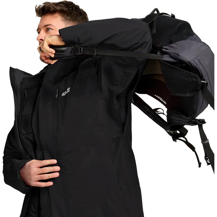Jack Wolfskin Jack Wolfskin JASPER PRO 3IN1 JKT M Funktionsjacke Herren - black - 2 | SportScheck