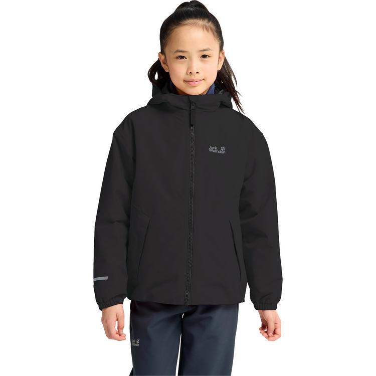 Jack Wolfskin Jack Wolfskin ICELAND 3IN1 JKT K Fleecejacke Kinder - black - 2 | SportScheck