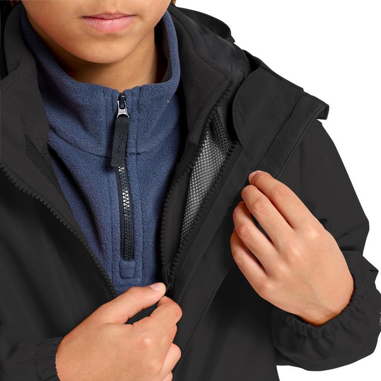 Jack Wolfskin Jack Wolfskin ICELAND 3IN1 JKT K Fleecejacke Kinder - black - 4 | SportScheck