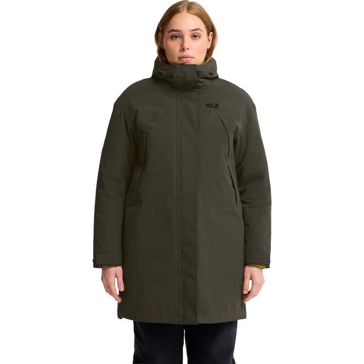 Jack Wolfskin Jack Wolfskin ICE FLARE PARKA W Parka Damen - obsidian moss - 0 | SportScheck