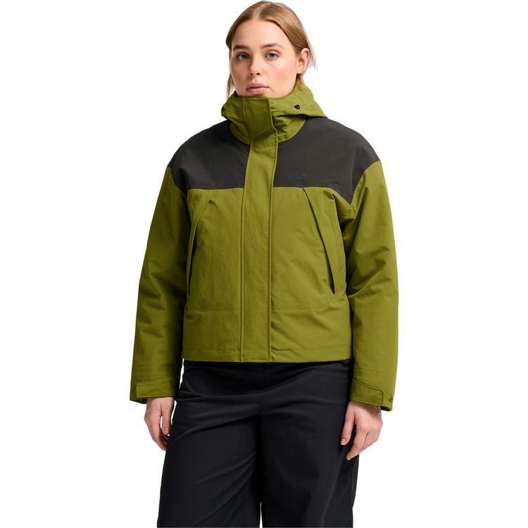 Jack Wolfskin Jack Wolfskin ICE FLARE JKT W Fleecejacke Damen - khaki green - 0 | SportScheck
