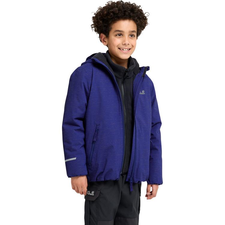 Jack Wolfskin Jack Wolfskin GO GLOW JKT K Fleecejacke Kinder - glow ink - 2 | SportScheck