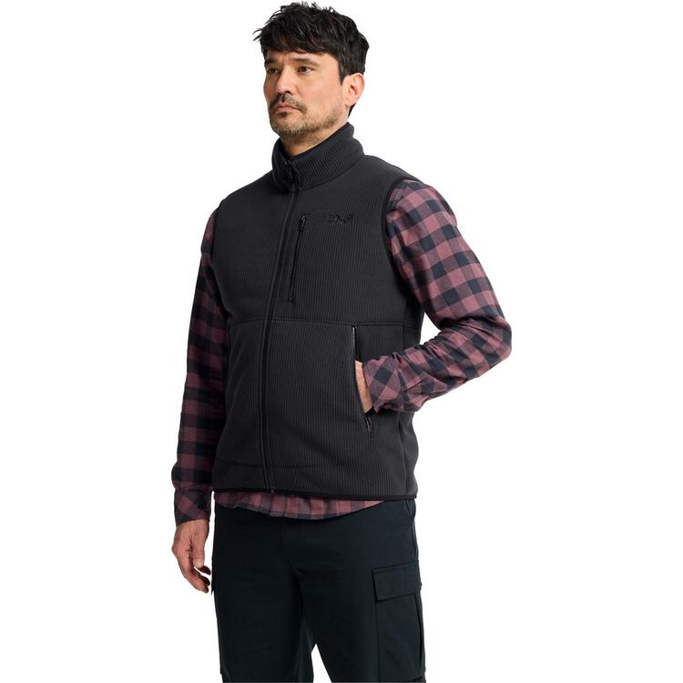 Jack Wolfskin Jack Wolfskin LAKE RIDGE VEST M Fleeceweste Herren - black - 0 | SportScheck