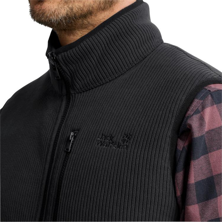 Jack Wolfskin Jack Wolfskin LAKE RIDGE VEST M Fleeceweste Herren - black - 0 | SportScheck