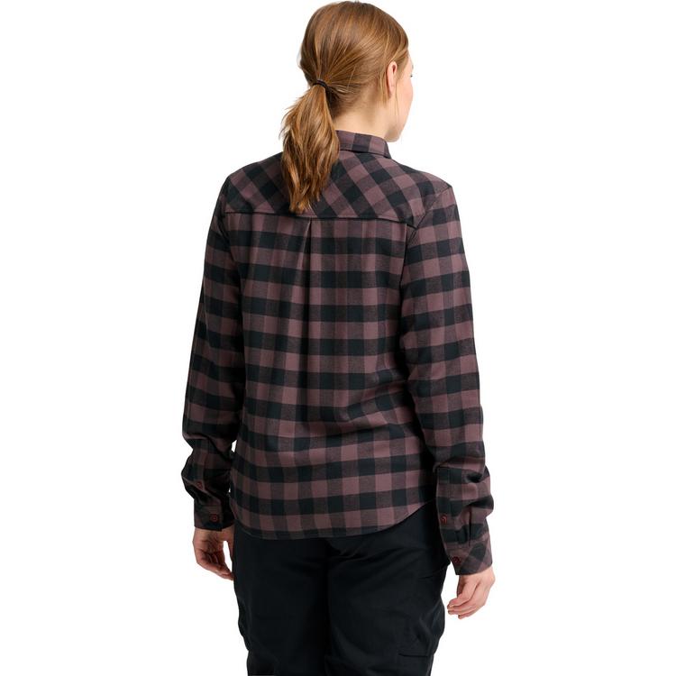 Jack Wolfskin Jack Wolfskin LITE FLANNEL SHIRT W Langarmhemd Damen - CHECK sheer plum - 1 | SportScheck