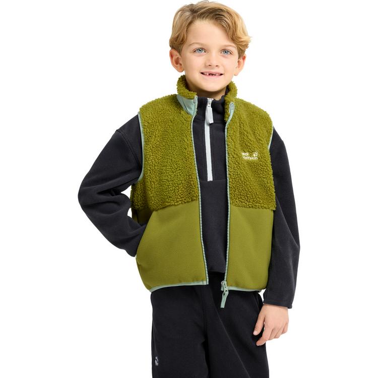 Jack Wolfskin Jack Wolfskin ICE CURL VEST K Outdoorweste Kinder - khaki green - 2 | SportScheck