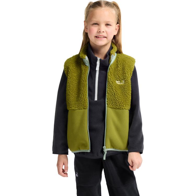 Jack Wolfskin Jack Wolfskin ICE CURL VEST K Outdoorweste Kinder - khaki green - 0 | SportScheck