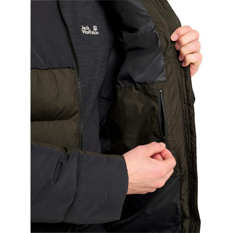 Jack Wolfskin Jack Wolfskin ICY HOLLOW HOODED JKT M Funktionsjacke Herren - obsidian moss - 1 | SportScheck
