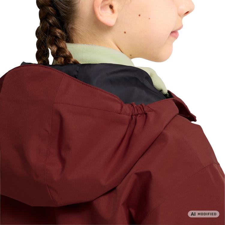 Jack Wolfskin Jack Wolfskin ICELAND 3IN1 PRINT JKT K Fleecejacke Kinder - merlot - 4 | SportScheck