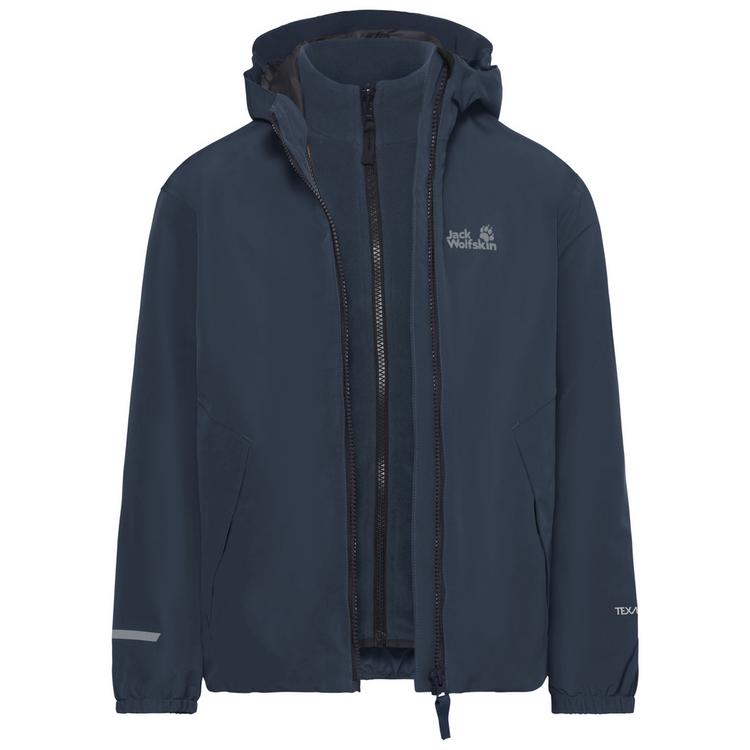 Jack Wolfskin Jack Wolfskin ICELAND 3IN1 JKT K Fleecejacke Kinder - midnight sky - 0 | SportScheck