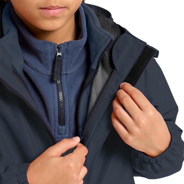 Jack Wolfskin Jack Wolfskin ICELAND 3IN1 JKT K Fleecejacke Kinder - midnight sky - 4 | SportScheck