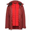 Jack Wolfskin HUNBERG 2 3IN1 JKT W Funktionsjacke Damen - merlot