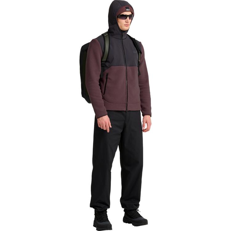Jack Wolfskin Jack Wolfskin LITE CURL HOODED FZ M Fleecejacke Herren - sheer plum - 2 | SportScheck