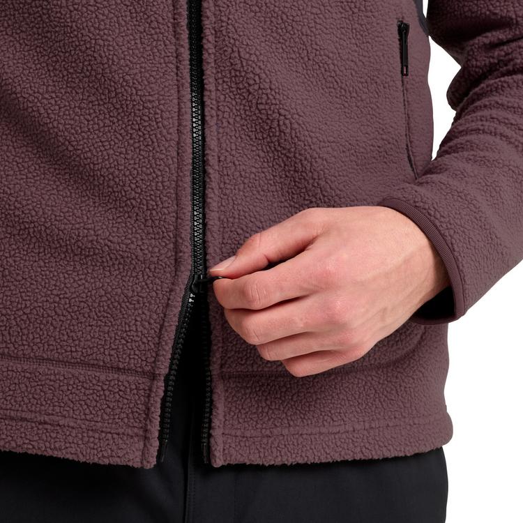 Jack Wolfskin Jack Wolfskin LITE CURL HOODED FZ M Fleecejacke Herren - sheer plum - 1 | SportScheck