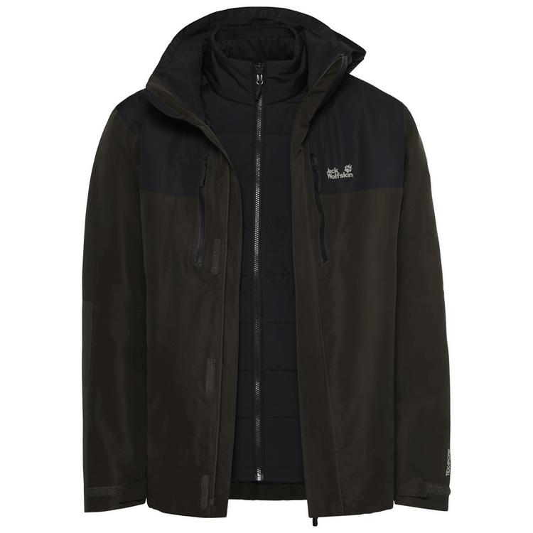 Jack Wolfskin Jack Wolfskin JASPER PRO 3IN1 JKT M Funktionsjacke Herren - obsidian moss - 0 | SportScheck
