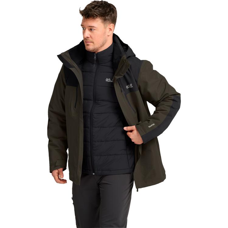 Jack Wolfskin Jack Wolfskin JASPER PRO 3IN1 JKT M Funktionsjacke Herren - obsidian moss - 0 | SportScheck