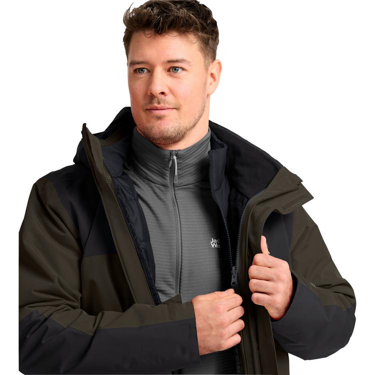 Jack Wolfskin Jack Wolfskin JASPER PRO 3IN1 JKT M Funktionsjacke Herren - obsidian moss - 0 | SportScheck