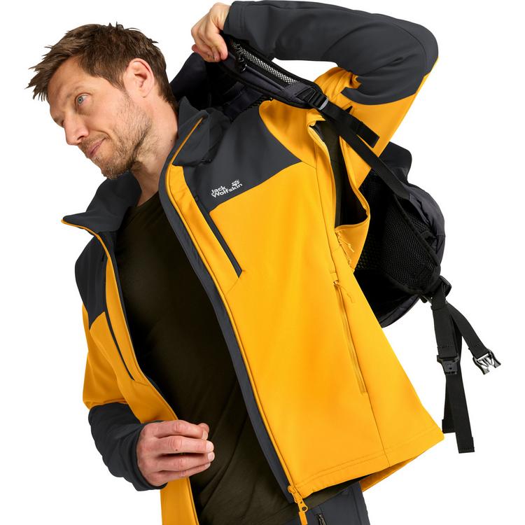 Jack Wolfskin Jack Wolfskin JASPER JKT M Funktionsjacke Herren - burly yellow JW - 1 | SportScheck