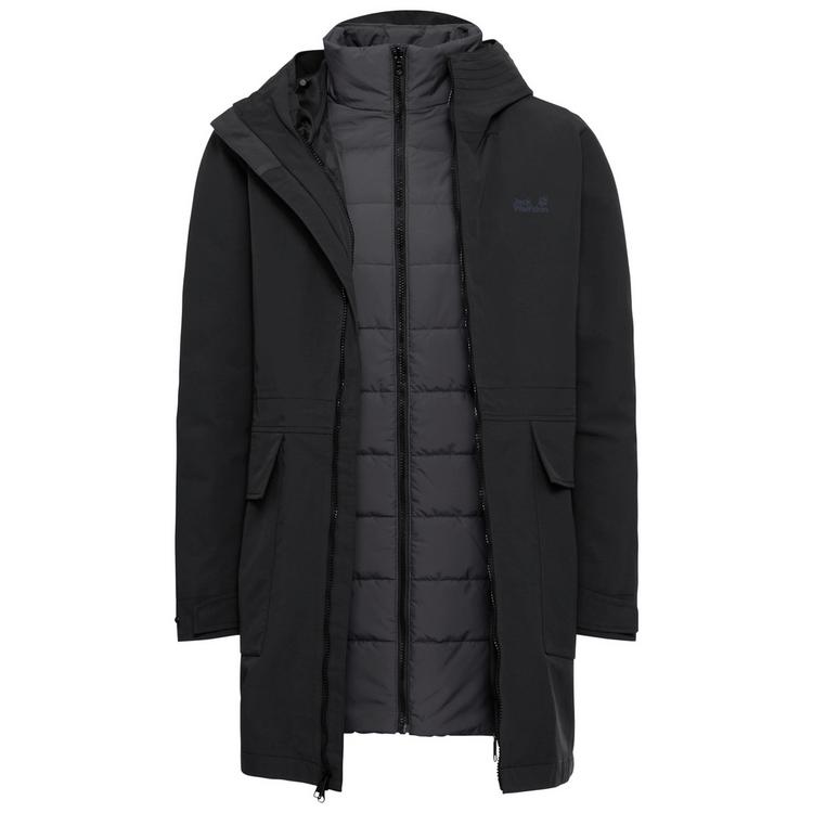 Jack Wolfskin Jack Wolfskin NABUR 3IN1 COAT W Funktionsjacke Damen - black - 0 | SportScheck