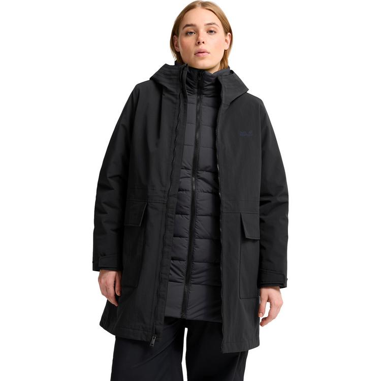 Jack Wolfskin Jack Wolfskin NABUR 3IN1 COAT W Funktionsjacke Damen - black - 0 | SportScheck