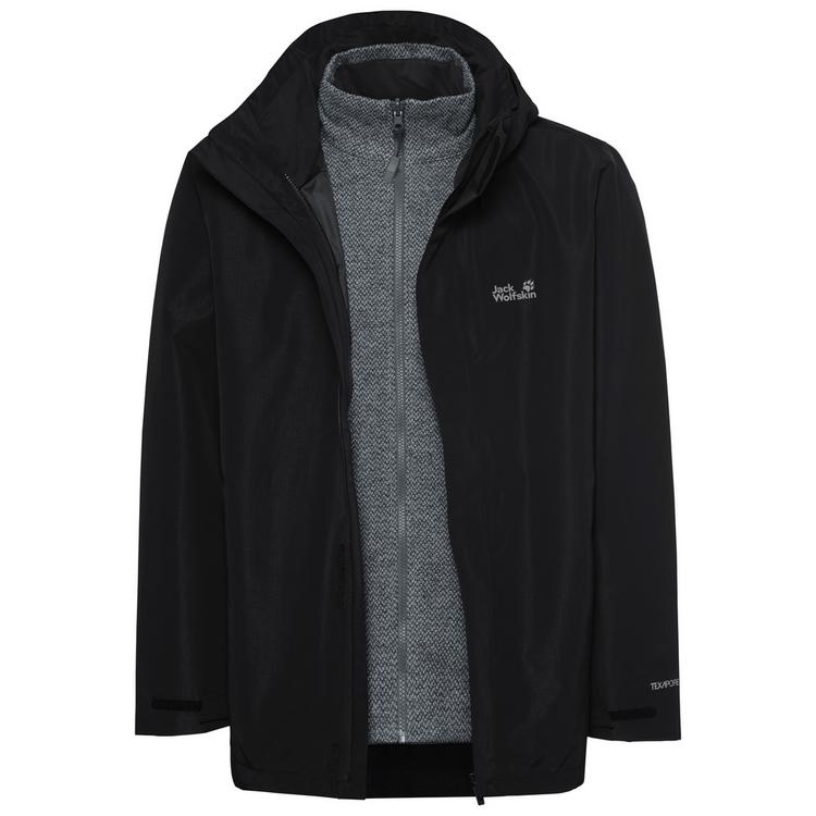 Jack Wolfskin Jack Wolfskin PINETRAIL 3IN1 JKT M Funktionsjacke Herren - black - 0 | SportScheck
