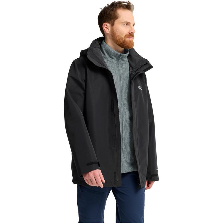Jack Wolfskin Jack Wolfskin PINETRAIL 3IN1 JKT M Funktionsjacke Herren - black - 0 | SportScheck