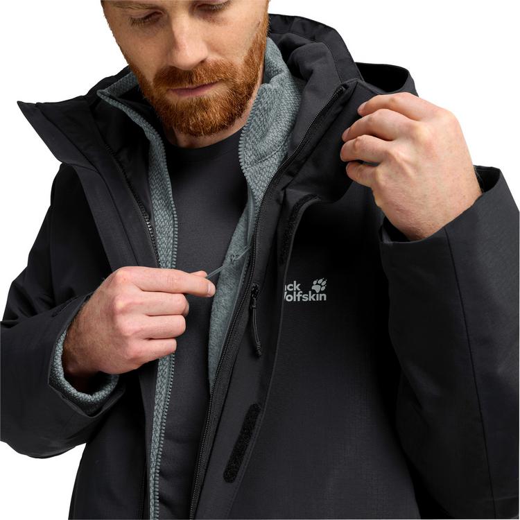 Jack Wolfskin Jack Wolfskin PINETRAIL 3IN1 JKT M Funktionsjacke Herren - black - 2 | SportScheck