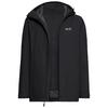 Jack Wolfskin MOONRISE 2 3IN1 JKT W Funktionsjacke Damen - black