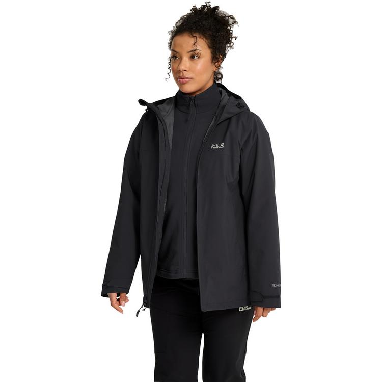 Jack Wolfskin Jack Wolfskin MOONRISE 2 3IN1 JKT W Funktionsjacke Damen - black - 0 | SportScheck