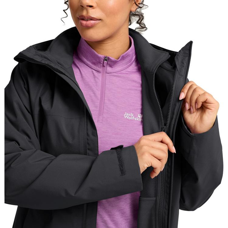 Jack Wolfskin Jack Wolfskin MOONRISE 2 3IN1 JKT W Funktionsjacke Damen - black - 0 | SportScheck
