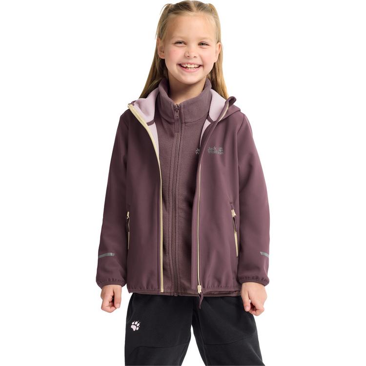 Jack Wolfskin Jack Wolfskin FOURWINDS JKT K Funktionsjacke Kinder - sheer plum - 2 | SportScheck