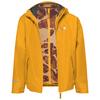 Jack Wolfskin ICELAND 3IN1 PRINT JKT K Fleecejacke Kinder - burly yellow JW