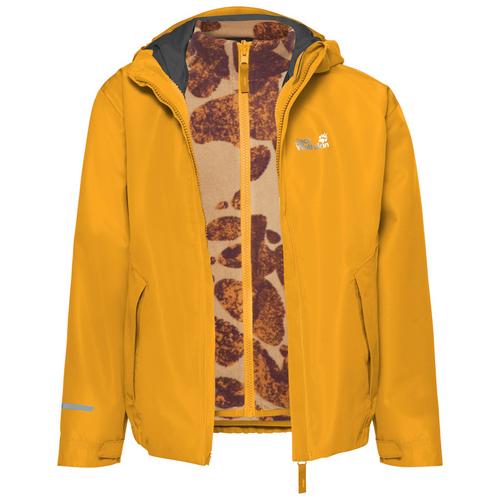 Jack Wolfskin ICELAND 3IN1 PRINT JKT K Fleecejacke Kinder