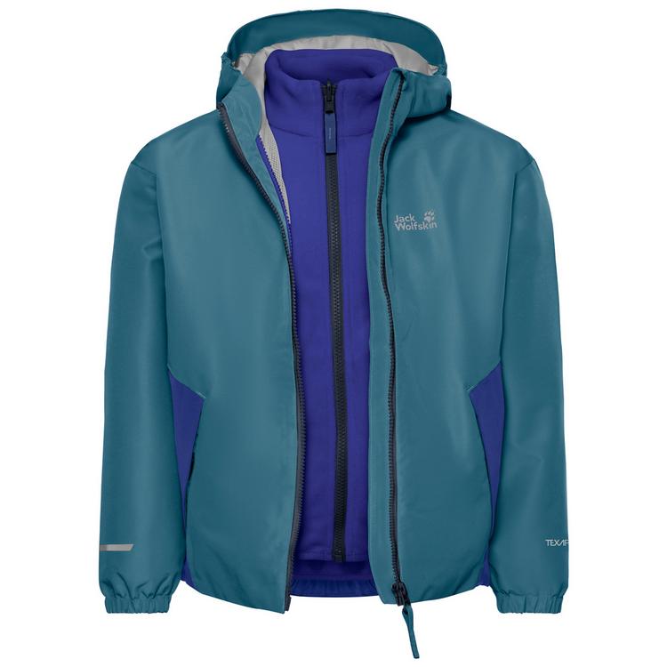 Jack Wolfskin Jack Wolfskin ICELAND 3IN1 JKT K Fleecejacke Kinder - galapagos - 0 | SportScheck