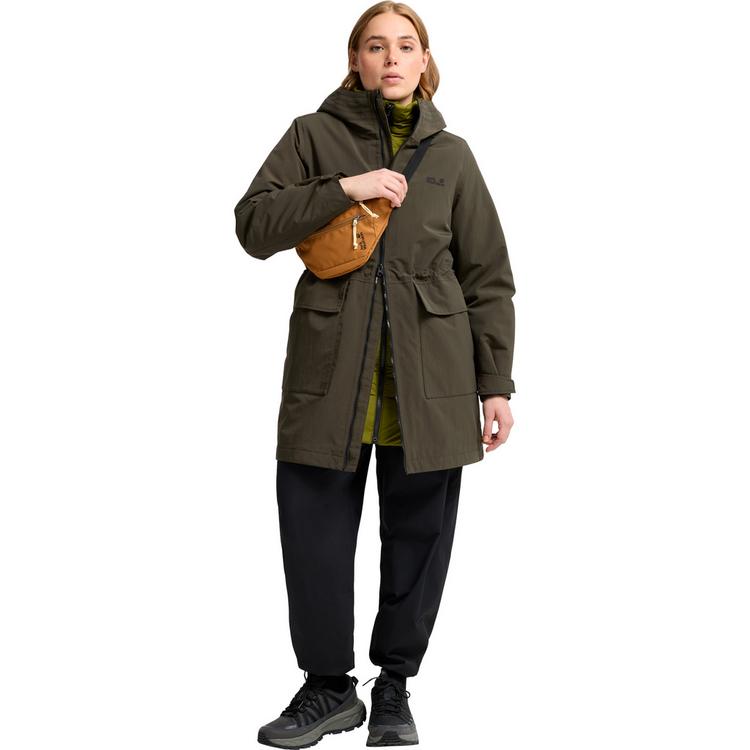 Jack Wolfskin Jack Wolfskin NABUR 3IN1 COAT W Funktionsjacke Damen - obsidian moss - 2 | SportScheck
