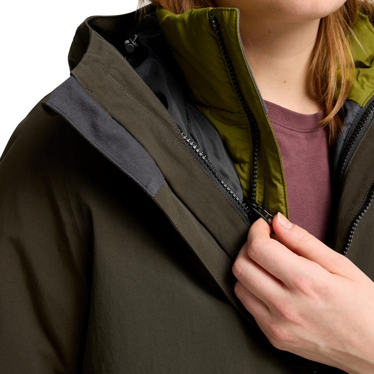 Jack Wolfskin Jack Wolfskin NABUR 3IN1 COAT W Funktionsjacke Damen - obsidian moss - 0 | SportScheck