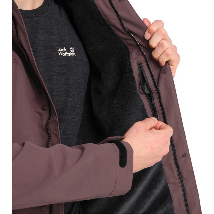 Jack Wolfskin Jack Wolfskin SENSORA 2L JKT M Fleecejacke Herren - sheer plum - 1 | SportScheck