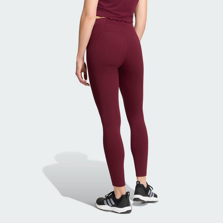 adidas adidas All Me Leggings, gerippt Leggings Damen - Maroon - 1 | SportScheck