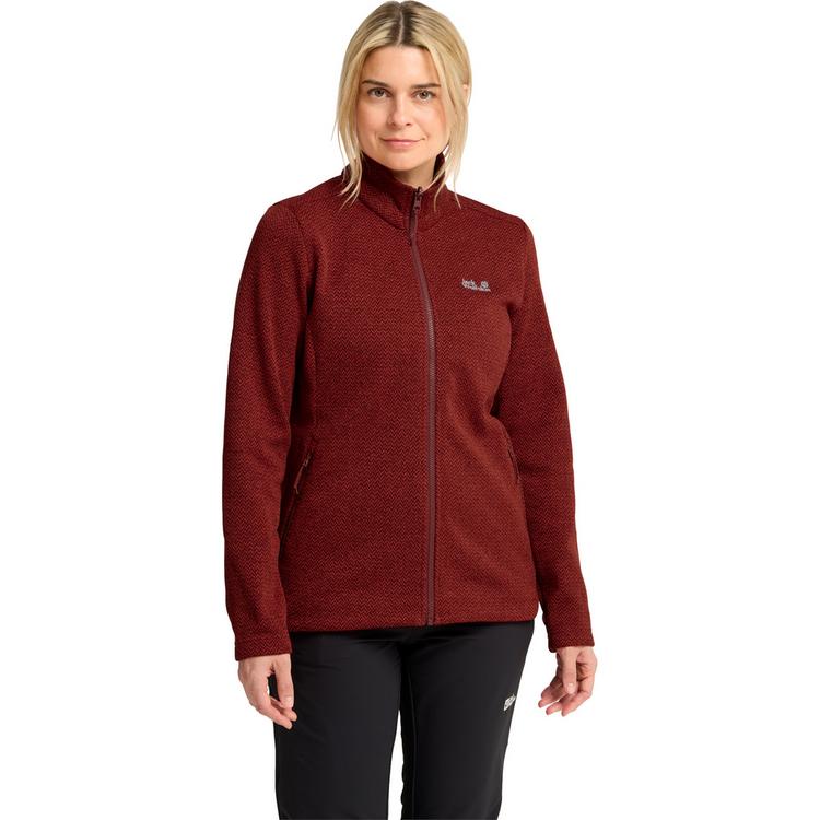 Jack Wolfskin Jack Wolfskin PINETRAIL FZ W Fleecejacke Damen - merlot - 0 | SportScheck