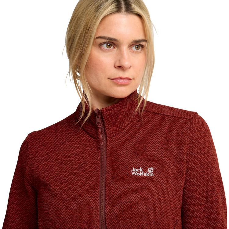 Jack Wolfskin Jack Wolfskin PINETRAIL FZ W Fleecejacke Damen - merlot - 1 | SportScheck