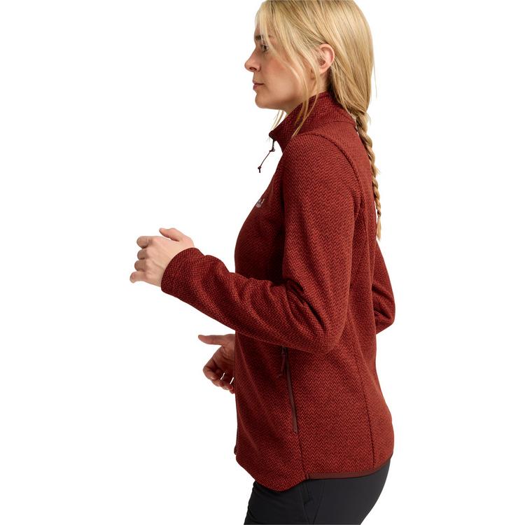 Jack Wolfskin Jack Wolfskin PINETRAIL FZ W Fleecejacke Damen - merlot - 2 | SportScheck