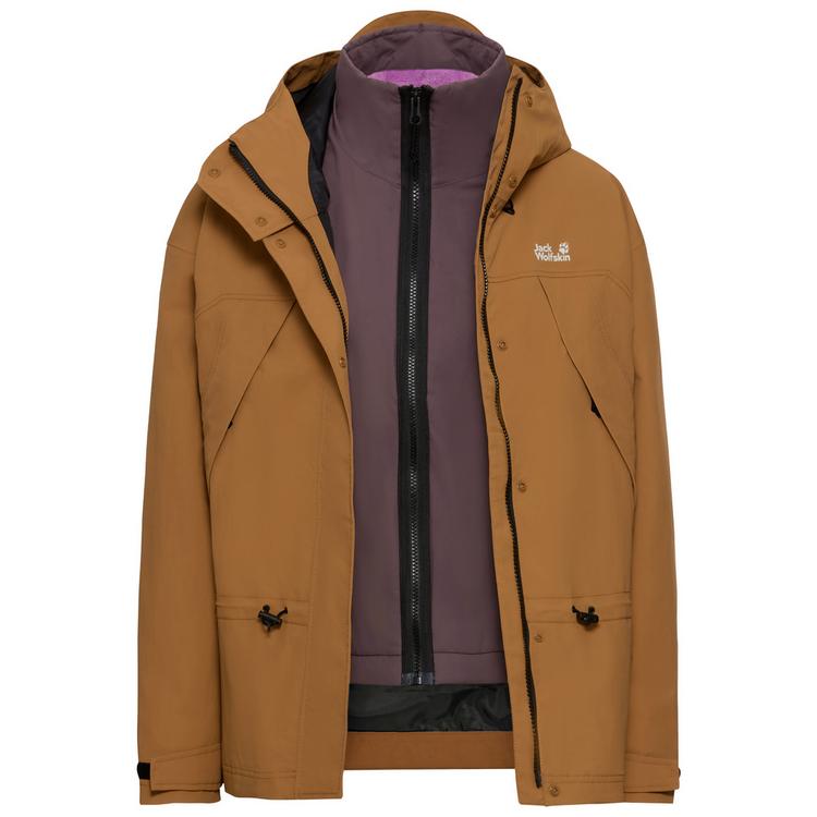 Jack Wolfskin Jack Wolfskin SENSORA 3IN1 JKT W Funktionsjacke Damen - peanut - 0 | SportScheck