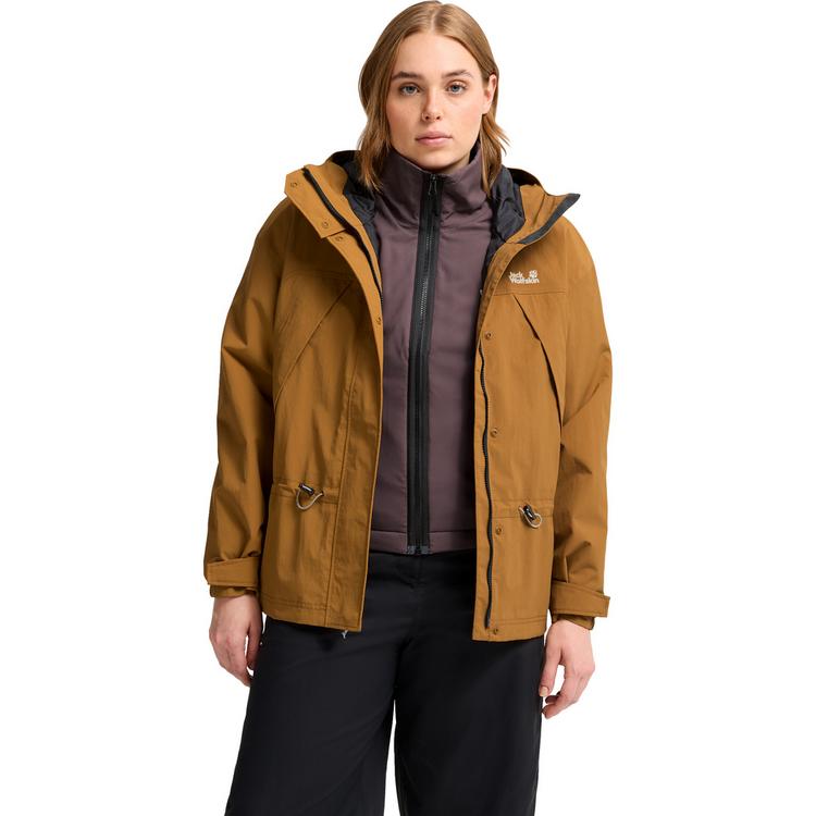 Jack Wolfskin Jack Wolfskin SENSORA 3IN1 JKT W Funktionsjacke Damen - peanut - 0 | SportScheck
